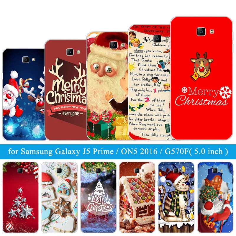 Для Samsung Galaxy J5 Prime G570F G570 чехлы для телефонов Силиконовый ТПУ On5 2016 SM-J5