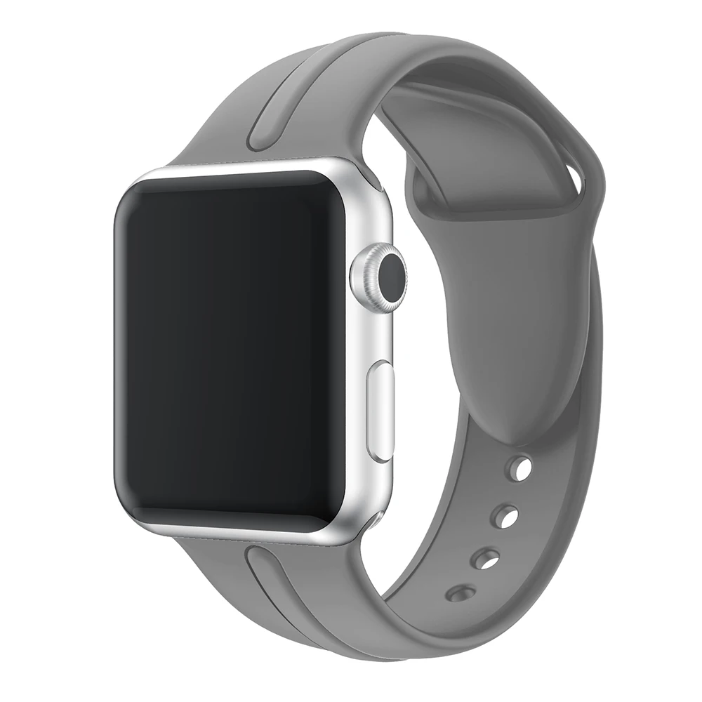 Силиконовый ремешок для Apple Classic series 38 мм 42 сменный спортивный наручных часов iwatch 4