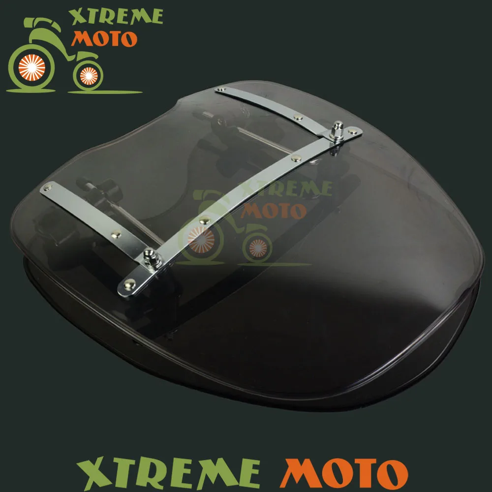 17 &quotлобовое стекло для Harley Dyna Super Glide Low Rider SoftailRoadster Sportster FX FXE XL XLH 883 1200 XR 1000 FXST|xr 1200|xr