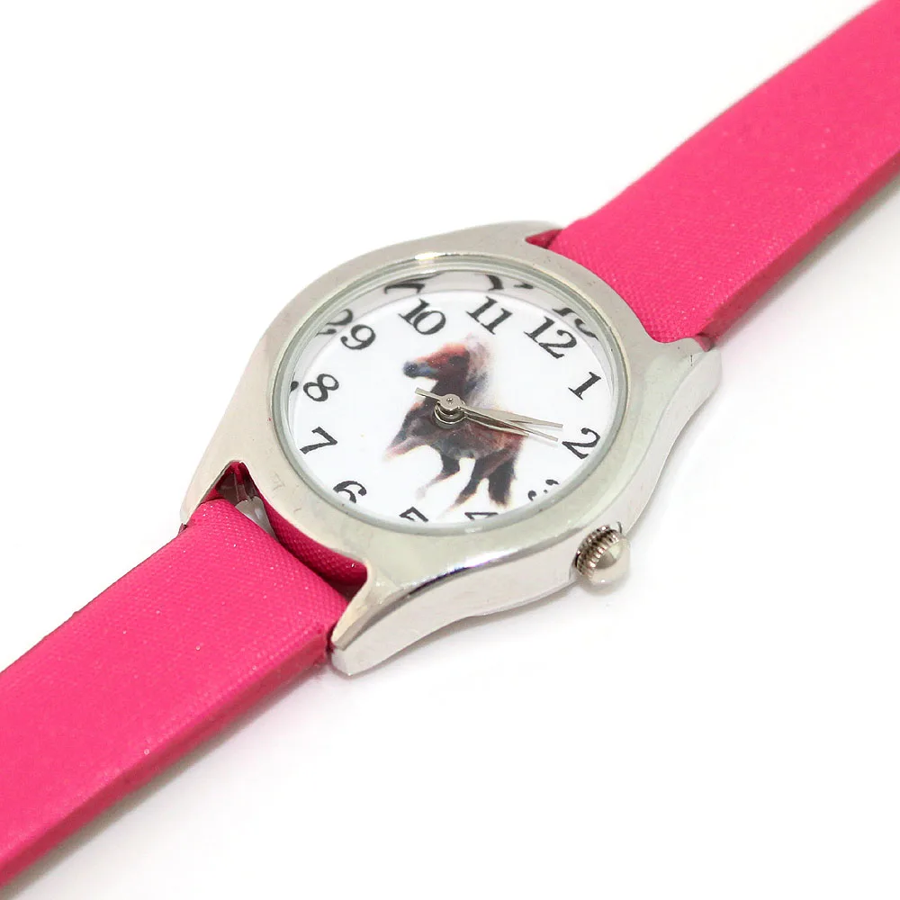 1 шт. женские кварцевые часы с изображением лошади|wristwatch brand|wristwatch womenwristwatch girl |