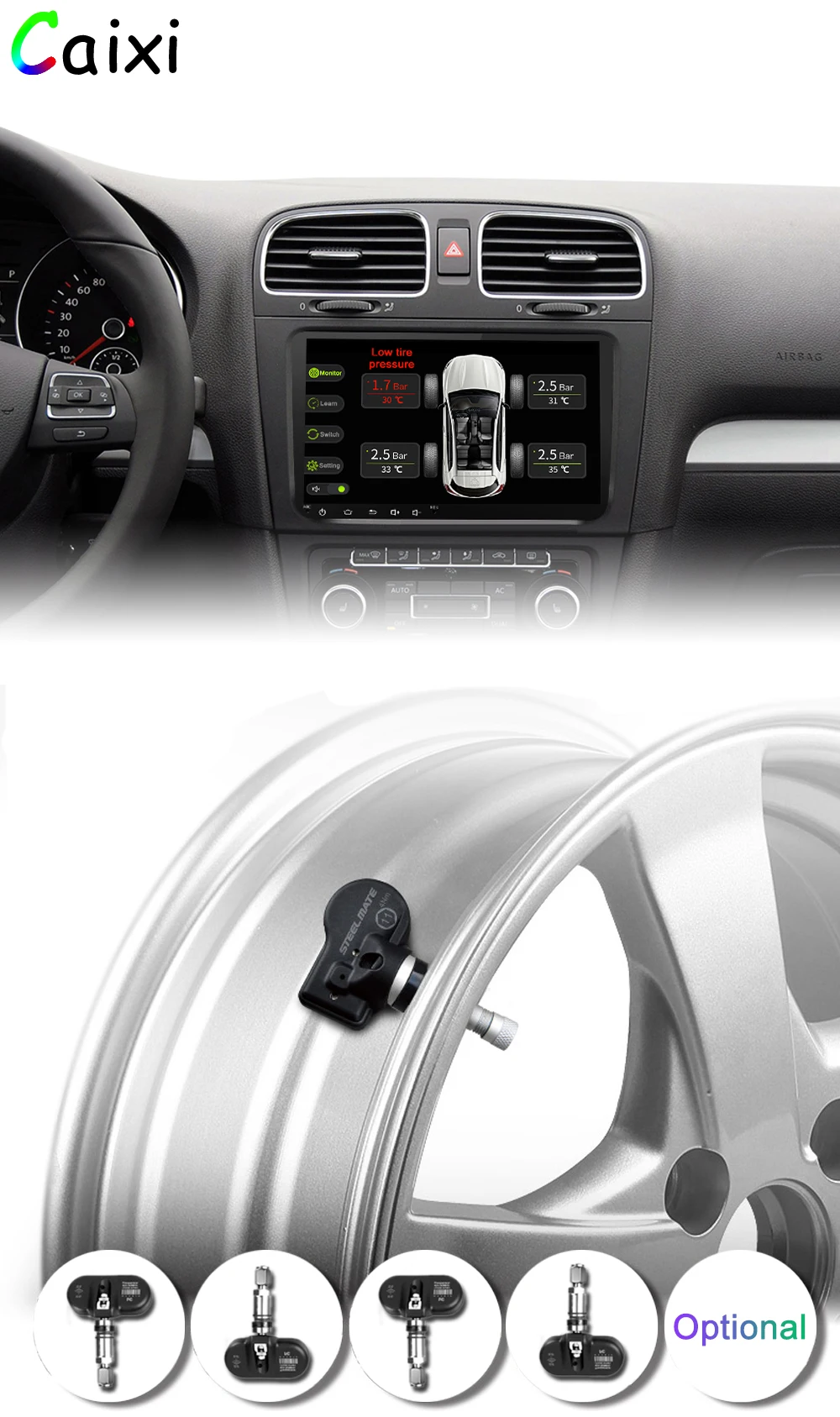 CAIXI " Автомагнитола gps навигация Android8.1 multime плеер для Фольксваген Шкода GOLF5 Golf6 POLO PASSAT B5 B6 JETTA TIGUAN