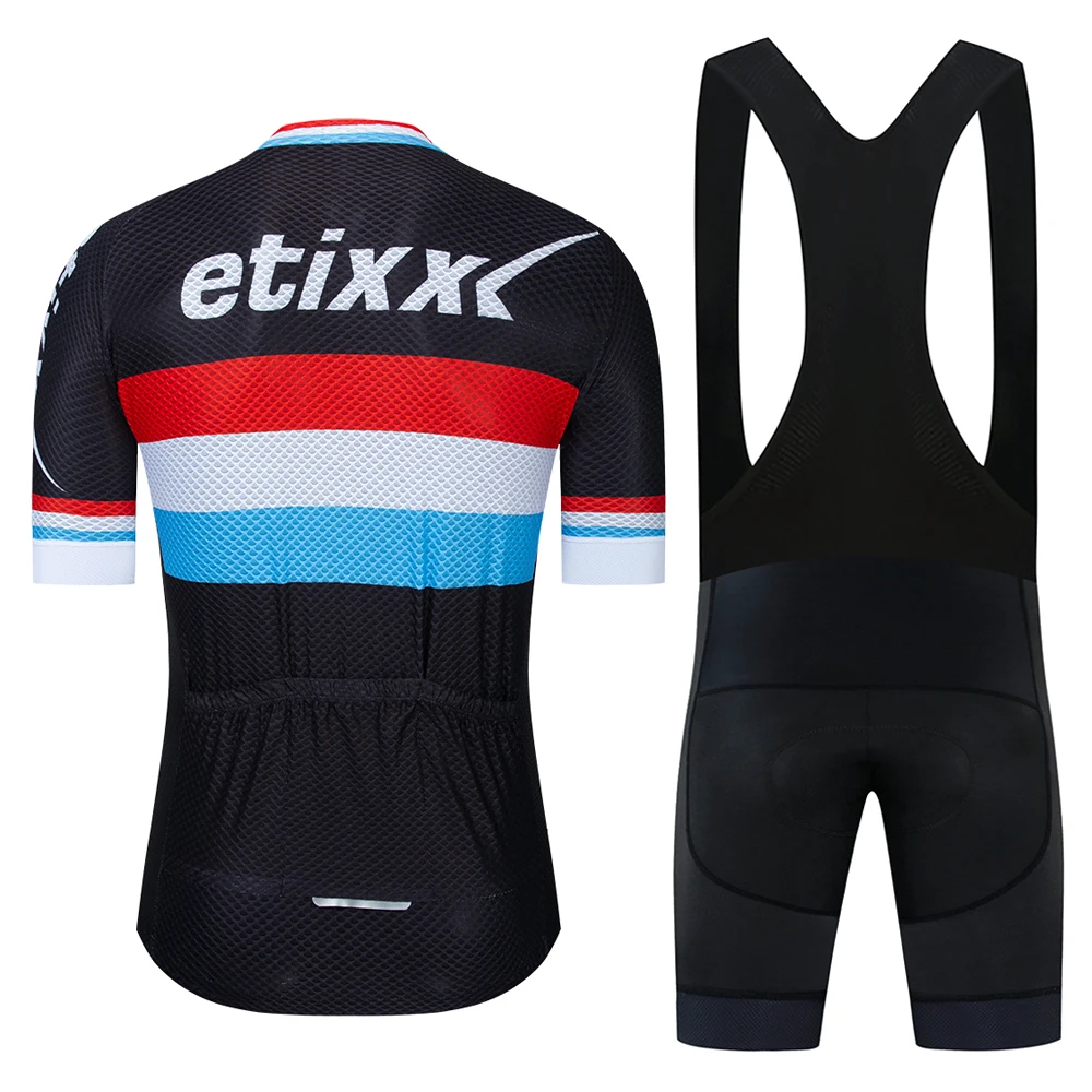 Etixx Pro одежда для велоспорта Мужская велосипедная Одежда дышащая анти-УФ велосипедная одежда короткий рукав Велоспорт Джерси Набор для мужчин