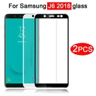 Защитное стекло для Samsung J6 2018, J 6, 6j, закаленное, 2 шт.