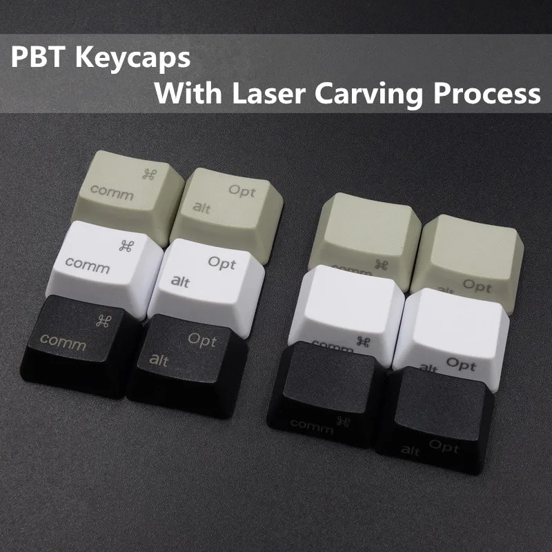 Колпачки клавиш PBT Commond и дополнительные клавиши Cherry MX колпачки для