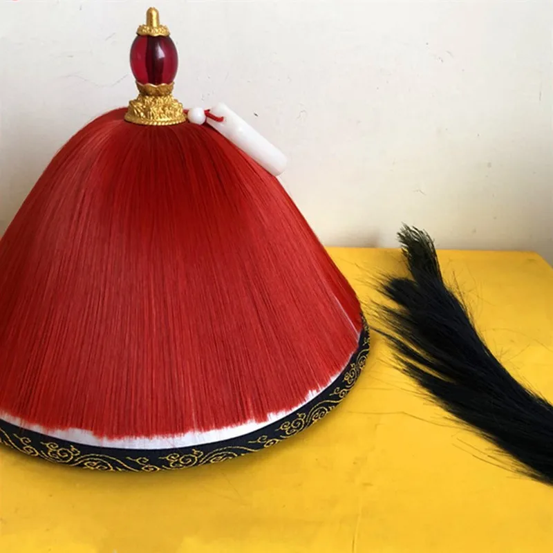 Солдатская шляпа qing dynasty винтажная для мужчин армейская косплея eunuch кепка в