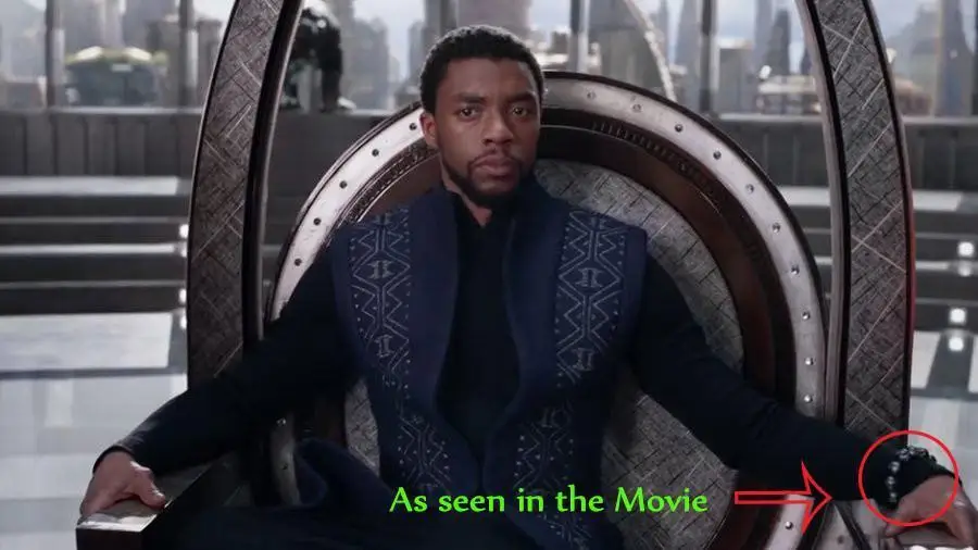 Фильм Marvel Черная пантера Wakanda King T'Challa KIMOYO браслет бусины черные, оцинкованные сплав ручной цепи Косплей Xams ювелирные изделия