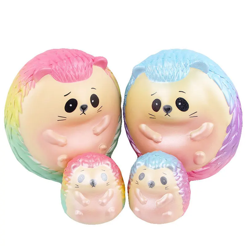 Дропшиппинг супер гигантский Ежик Jumbo мягкие медленно поднимающиеся игрушки Kawaii мягкие рождественские подарки для детей