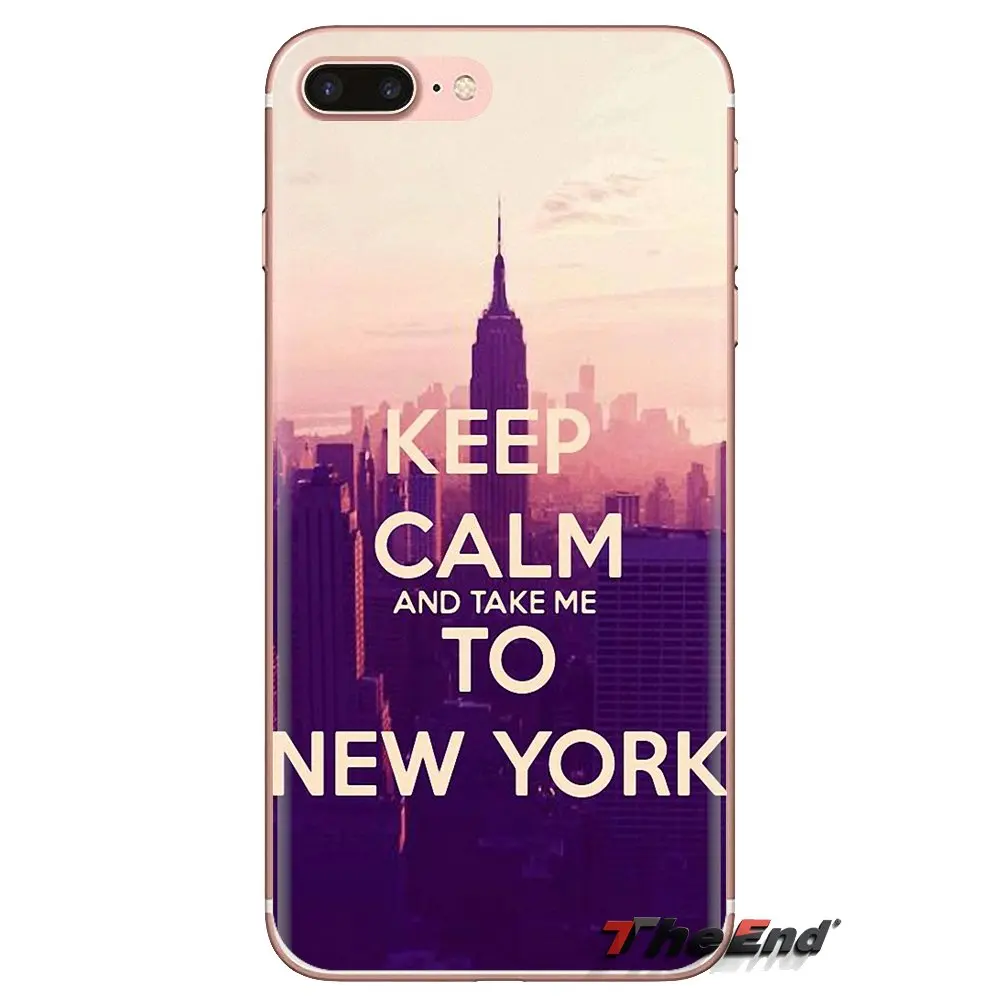 Остаться спокойным и отправиться в Нью-Йорк, Нью-Йорк для LG G3 G4 Mini G5 G6 G7 Q6 Q7 Q8 Q9 V10 V20 V30 X Power 2 3 K10 K4 K8 2017 Мобильный телефонный чехол.