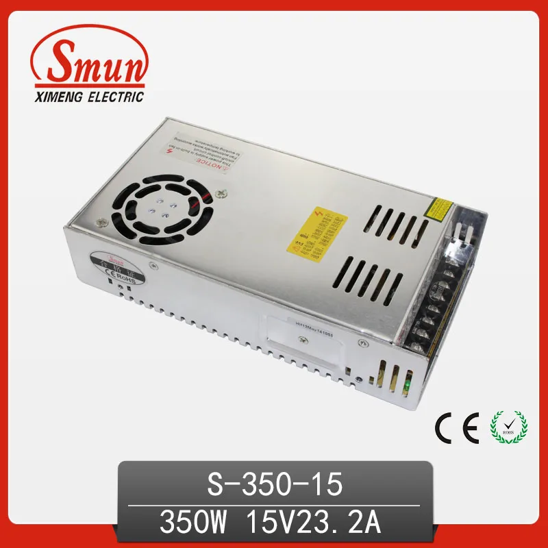 350W 15V 23A Single Output Switching Power Supply 110/220VAC Input Smun AC/DC | Обустройство дома