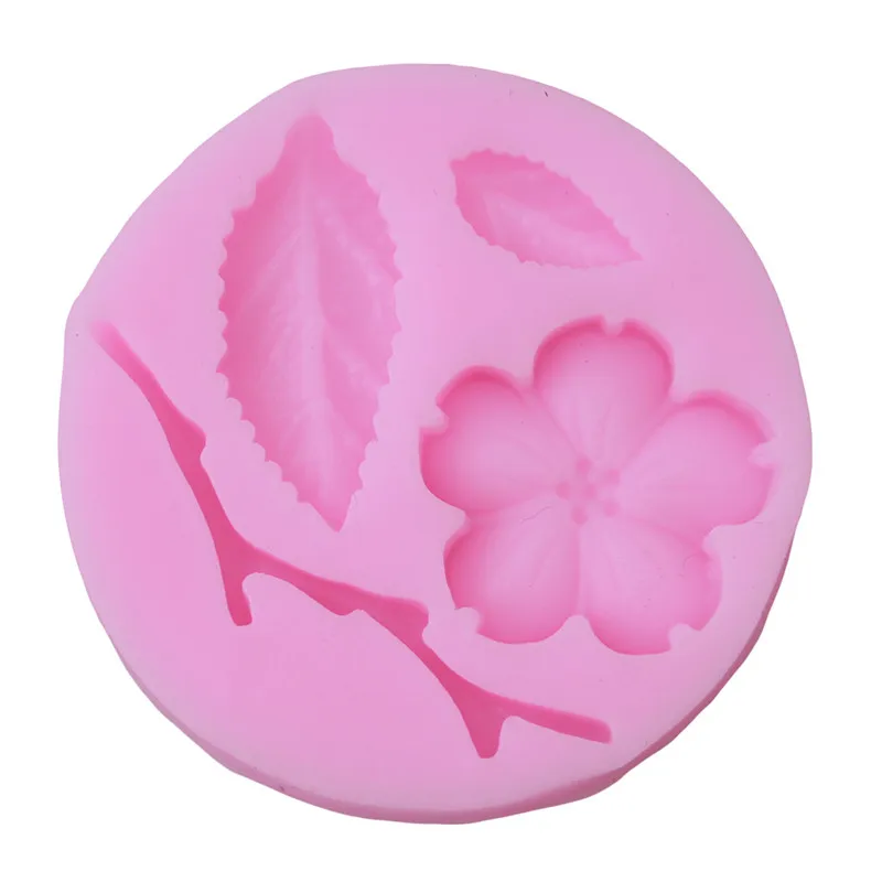 898702 3D Rose Flower Cake Silicone Mold Fondant Cake Decorating Chocolate Candy Molds Resin Clay Soap Mould Kitchen Baking Cake Tools - Цвет: 898702