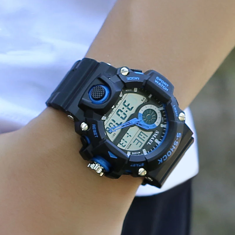 SMAEL часы Для Мужчин Армия мужчин s Reloj электронный светодиодный спортивные