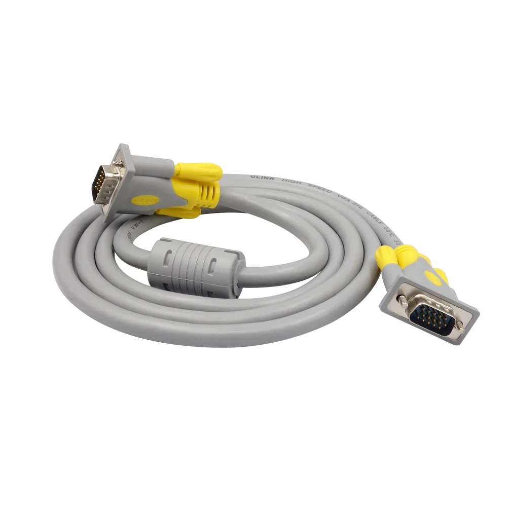 Для TV BOX Monitor HDTV PC Projector Extender ThundeaL 3 + 6 VGA кабель 10 м 15 20 OD8mm Male To Double Ring Extension |