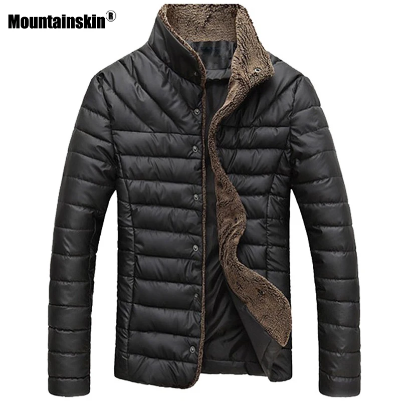 Мужская теплая куртка Mountainskin повседневная однобортная парка верхняя одежда