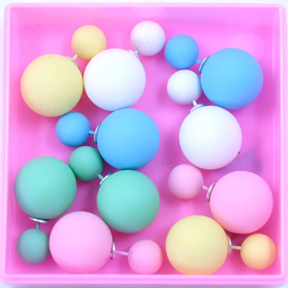 Серьги гвоздики с двумя шариками 5 парт|stud earrings|designer earringsearrings designer |