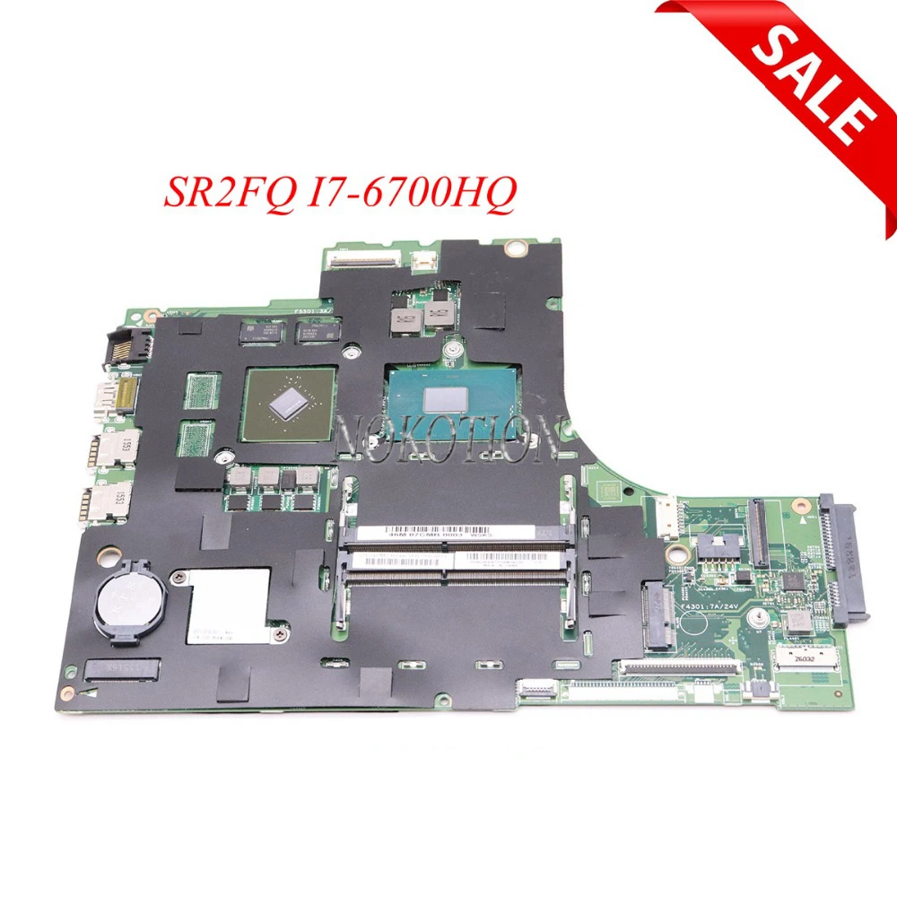 

FRU 5B20K93623 15221-1 448.06R01.0011 Main board for lenovo ideapad y700-17isk Laptop Motherboard SR2FQ I7-6700HQ geforce 940M