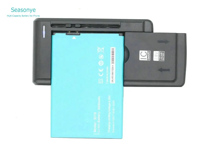 Seasonye 3000mAh 3019 мобильный телефон сменный литий ионный аккумулятор + универсальное