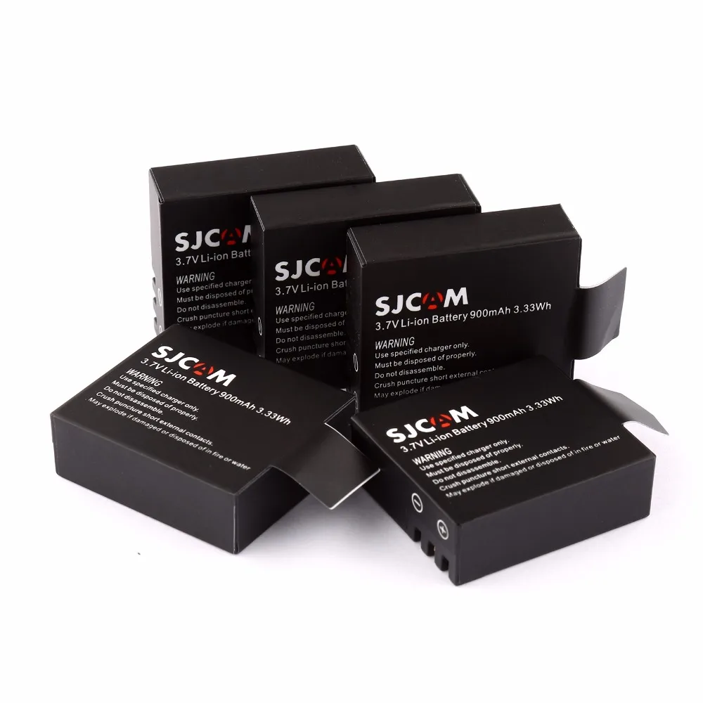 Новые 4 шт. SJCAM sj4000 Экшн-камера eken H9 H3 H8 W9 G3 GIT-LB101 GIT батарея sj5000 sj6000 sj7000 SJ8000 SJ9000 +