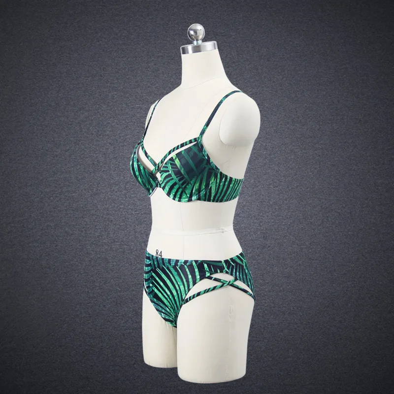 Женский купальник с чашками пуш ап и принтом заниженной талией|suit up|suit suitsuit women |