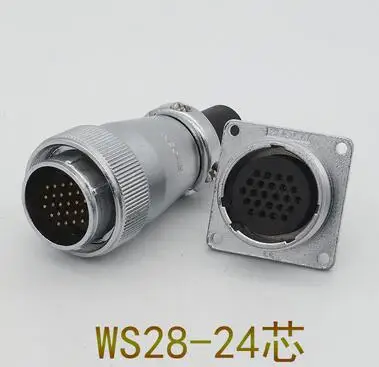 Авиационная вилка WS28 Штекерный + гнездовой разъем TP Для квадратного сиденья 2 26