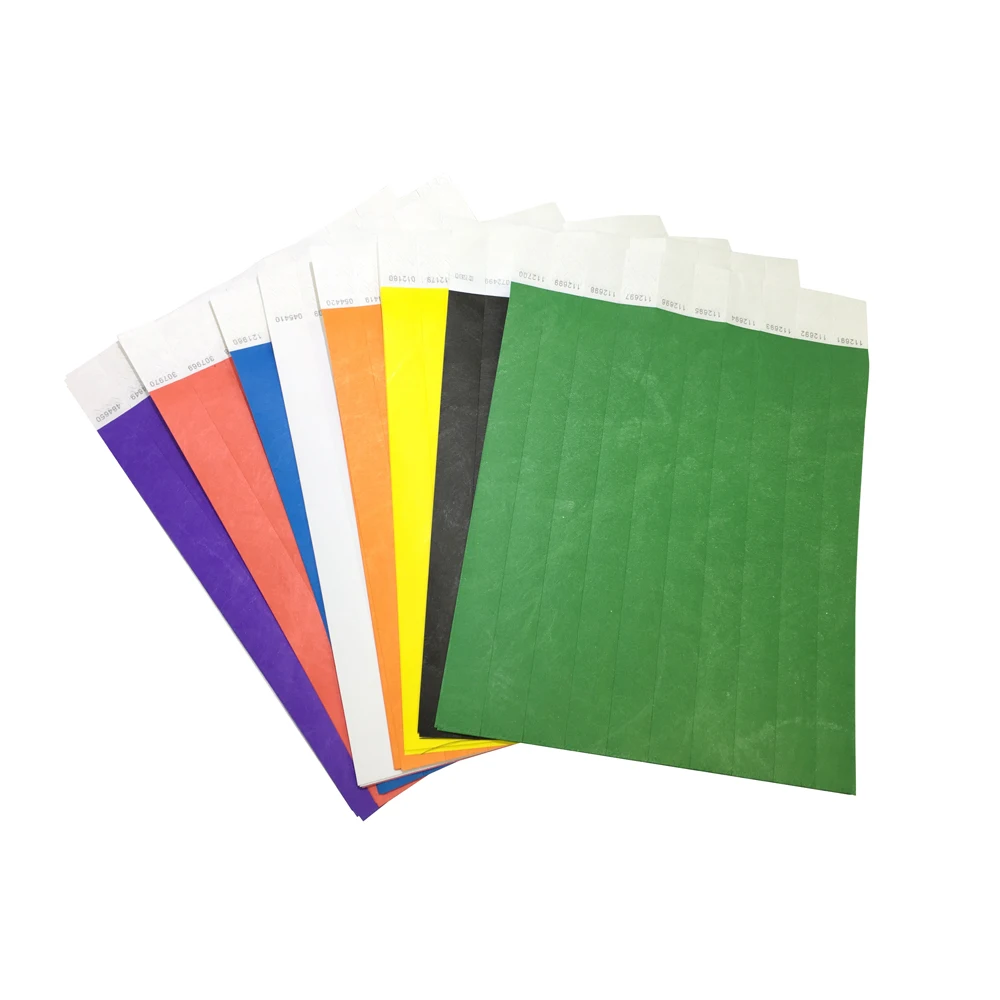 3/4 &quotTyvek Напульсники Радуга 450 Ct. Для различных вещей 50 для события вечеринки