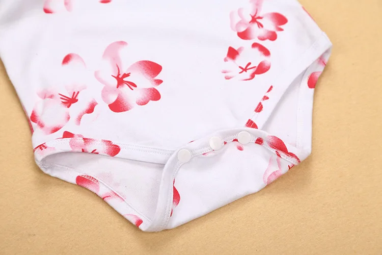 Детское хлопковое боди без рукавов в китайском фольклорном стиле|girls sleeveless