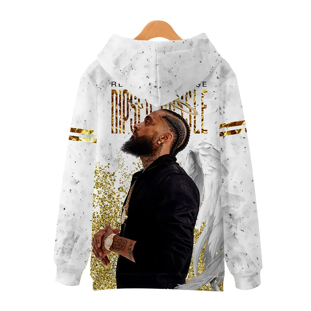 Модные Nipsey Hussle косплейный костюм с капюшоном для мужчин/wo мужчин хип хоп