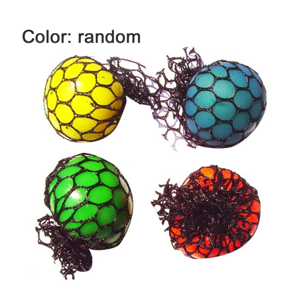 Hand Grips Funny Design Children Adult Anti Stress Relieve Grape Ball Natural Rubber Decompression Squeeze Toys for Joke | Спорт и