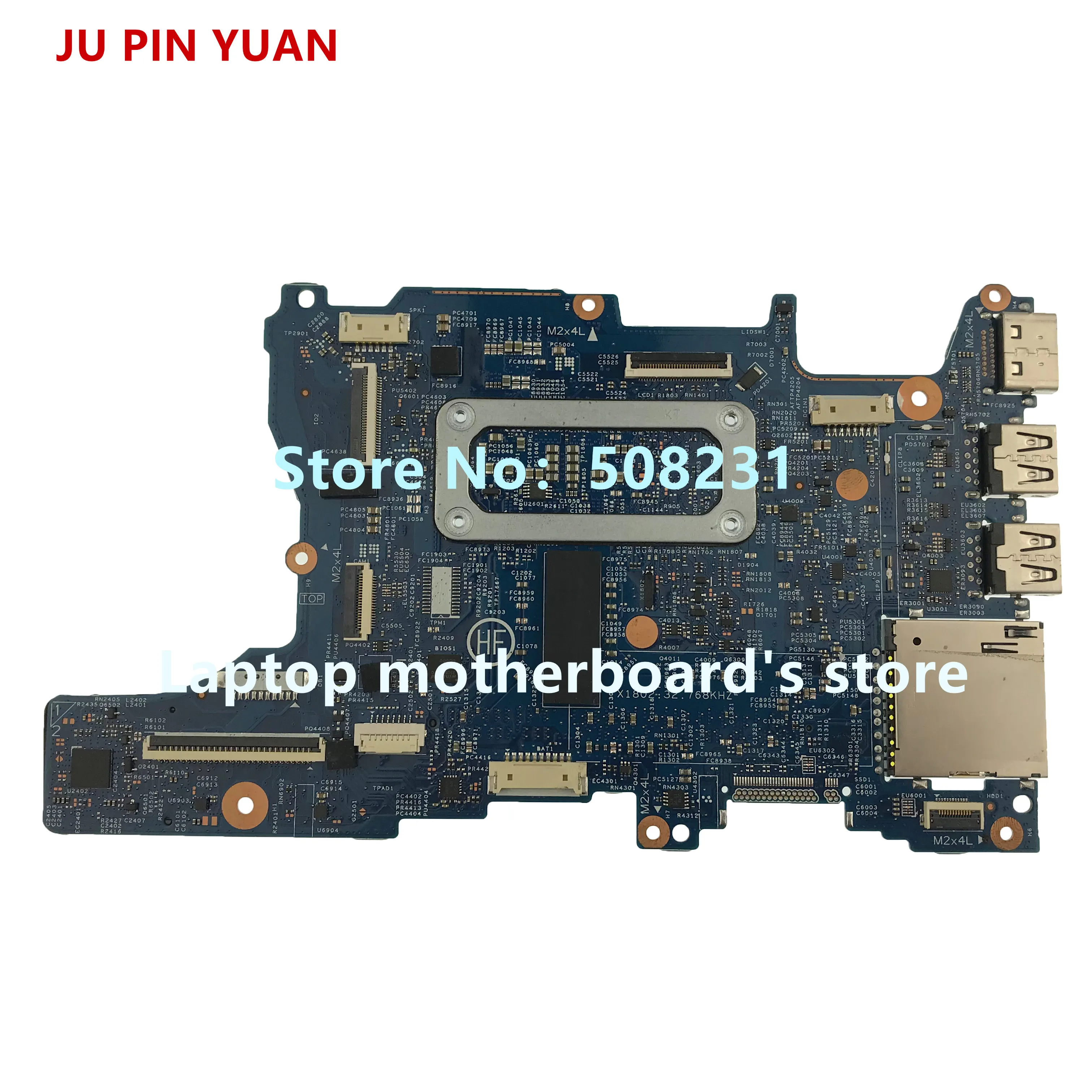 JU PIN Юань 601-903241 448.08J04.0011 для hp Pavilion x360 Кабриолет 13-u Материнская плата ноутбука PentN3710 полностью протестирована
