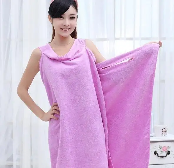 

2pcs Absorbent Microfiber Bath Skirt Shower Spa bathrobe Body Wrap Bath Towel soft bath towels Quick-Drying towel wedding gift