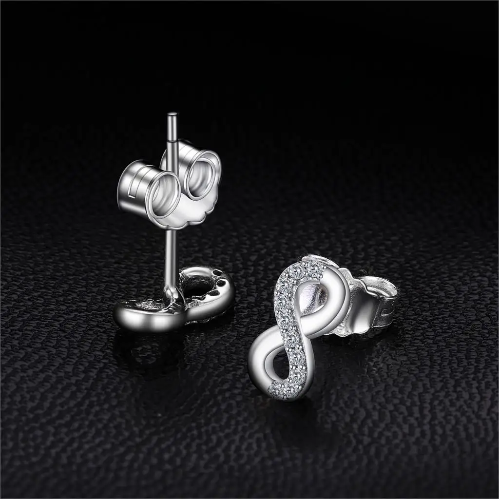 Jewelrypalace 925 стерлингового серебра Infinite Для женщин серьги 2018 Мода для best ювелирные