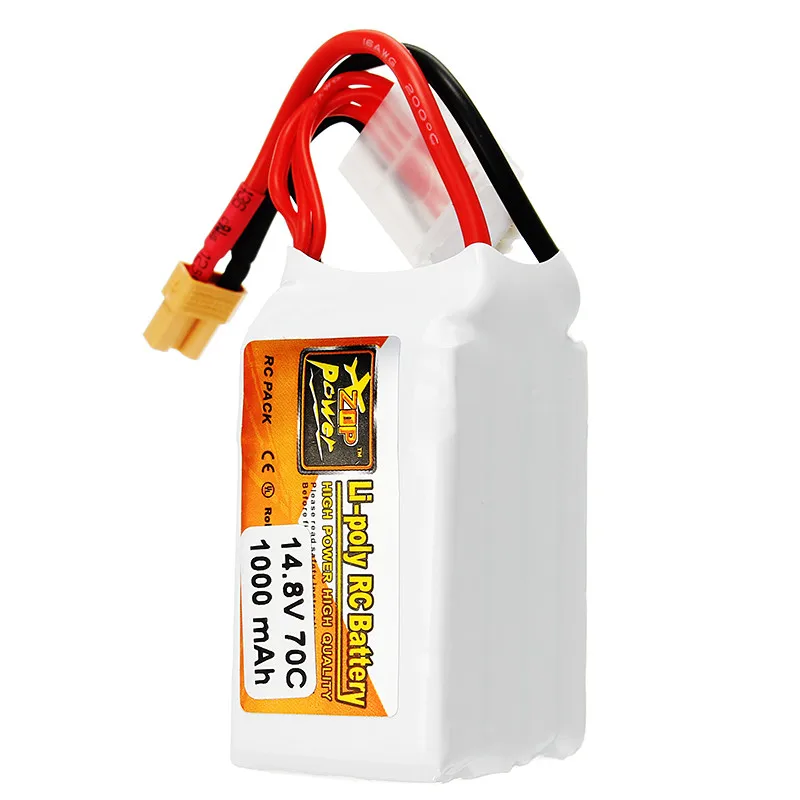 Аккумуляторная батарея Lipo ZOP Power 14 8 V 1000mAh 70C 4S Battery XT30 Plug|4s lipo|zop powerlipo battery |