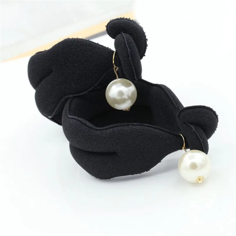

Hot Sale Popular Women Ladies Elastic Hair Bands Headwear Imitation Pearl Headband DIY Sponge Hair Clip Hair Styling Tools