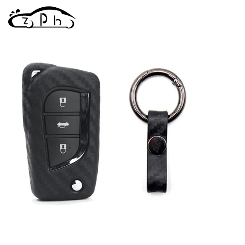 Карбоновый чехол для Toyota Auris Corolla Avensis Verso Yaris Aygo Scion TC IM 2015 2016 Camry Highlander|Футляр