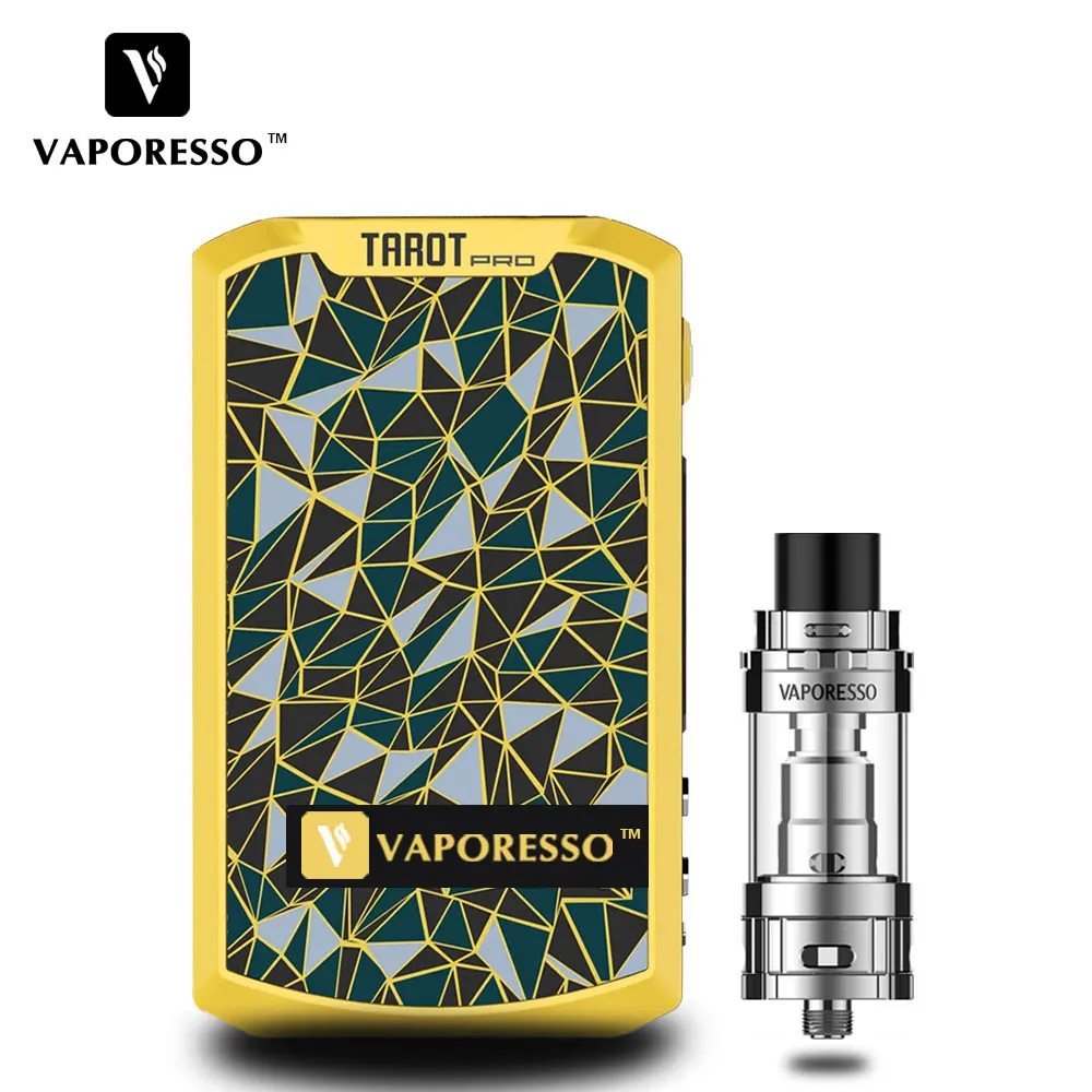 Оригинальный vaporesso TAROT PRO 160 Вт VTC комплект Таро Vape коробка мод и Близнецы 3 мл Танк
