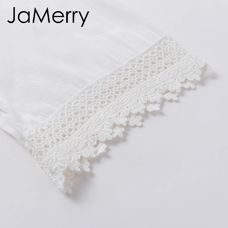 JaMeryy винтажное сексуальное летнее белое короткое платье женское элегантное