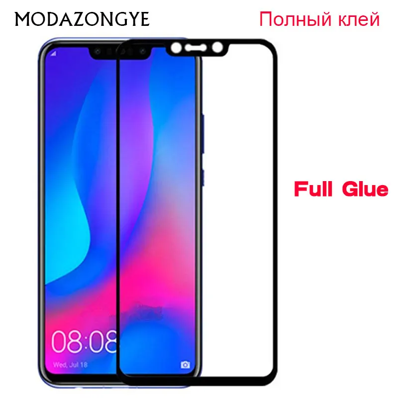 Закаленное стекло для защиты экрана Huawei nova 3i Nova Nova3i 3 i INE-LX2 INE-LX9 полное покрытие