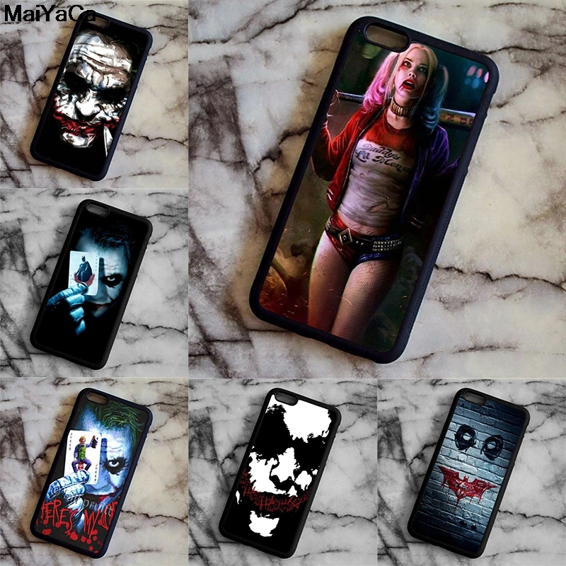 MaiYaCa Бэтмен Джокер Покемоны отряд самоубийц для Samsung S6 S7 S8 S9 plus edge Note черный мягкий