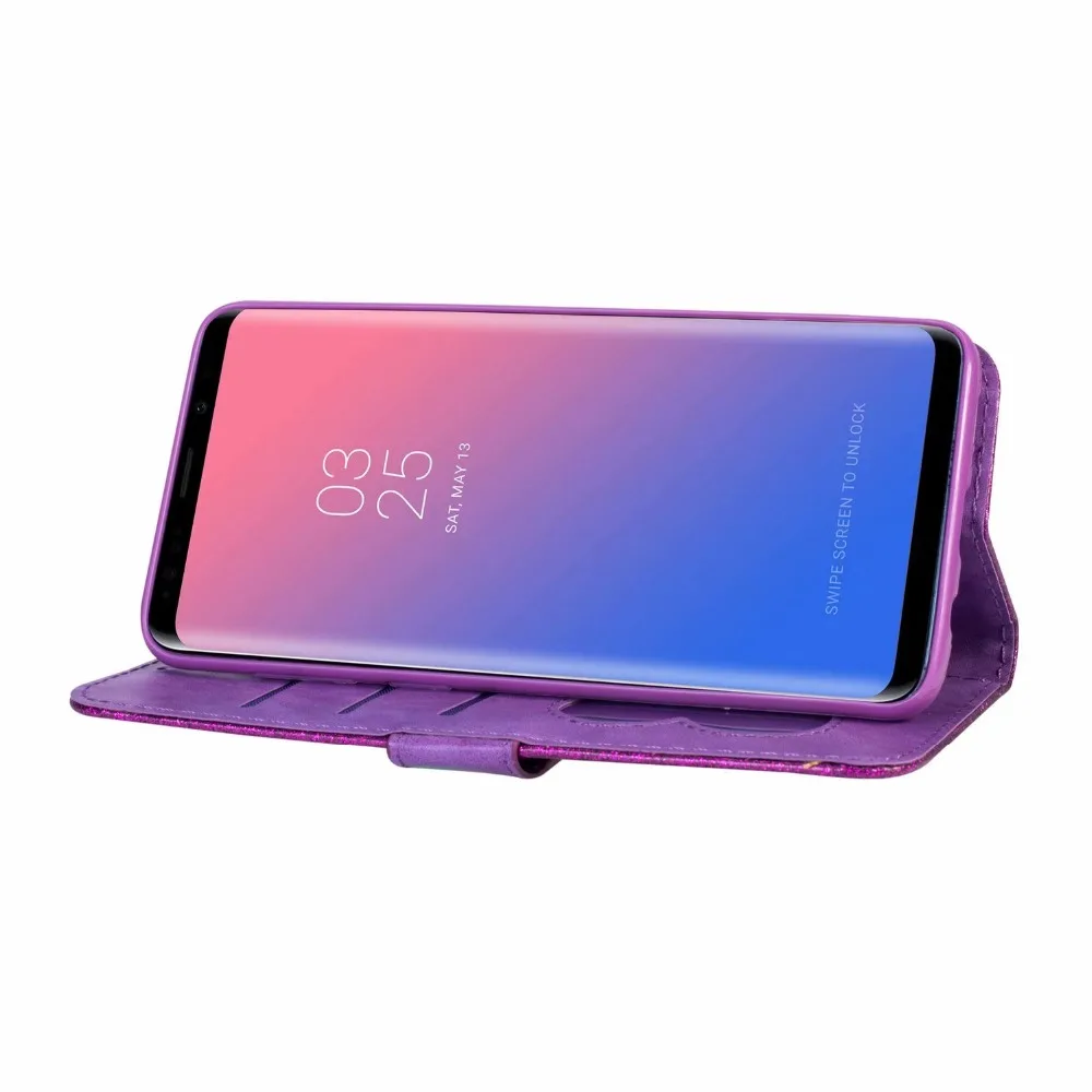 Кошелек из искусственной кожи чехол для samsung Galaxy S11 S10 E S9 S8 Plus S6 S7 Edge Note 10 Pro 8 9 Блестящий силиконовый чехол с откидной крышкой