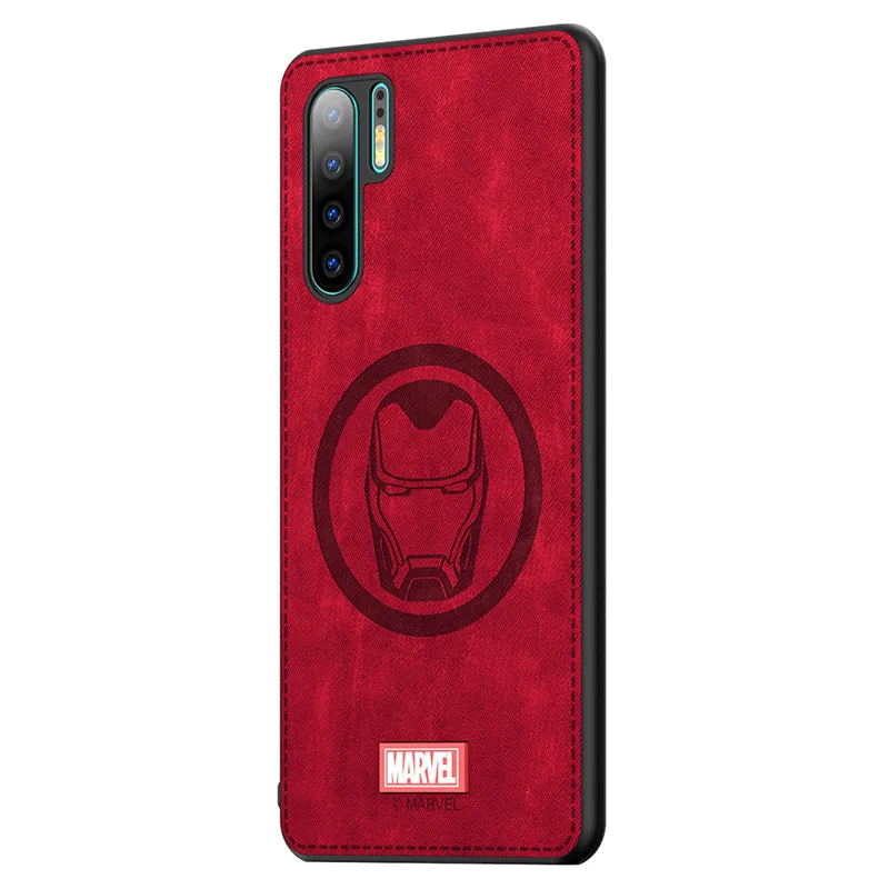 Iron Man Чехол для телефона для huawei P30 P30 Pro Капитан Америка Марвел Тор высокое качество ткань Противоударный задняя крышка Coque - Цвет: Iron Man