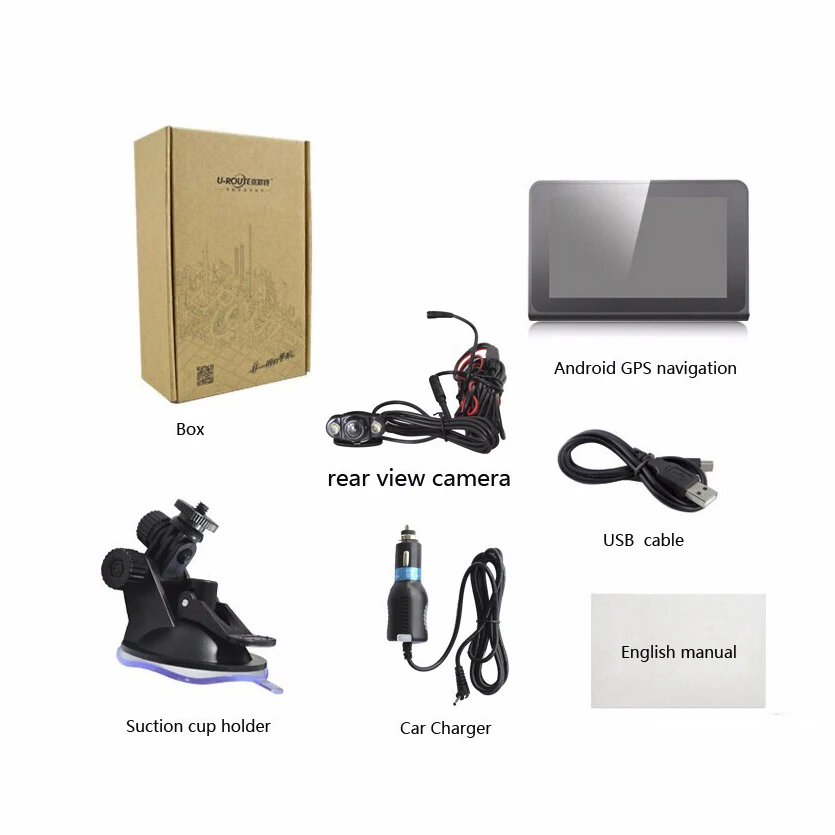 Автомобильный видеорегистратор 7 дюймов Android радар рекордер камера FHD 1080 P