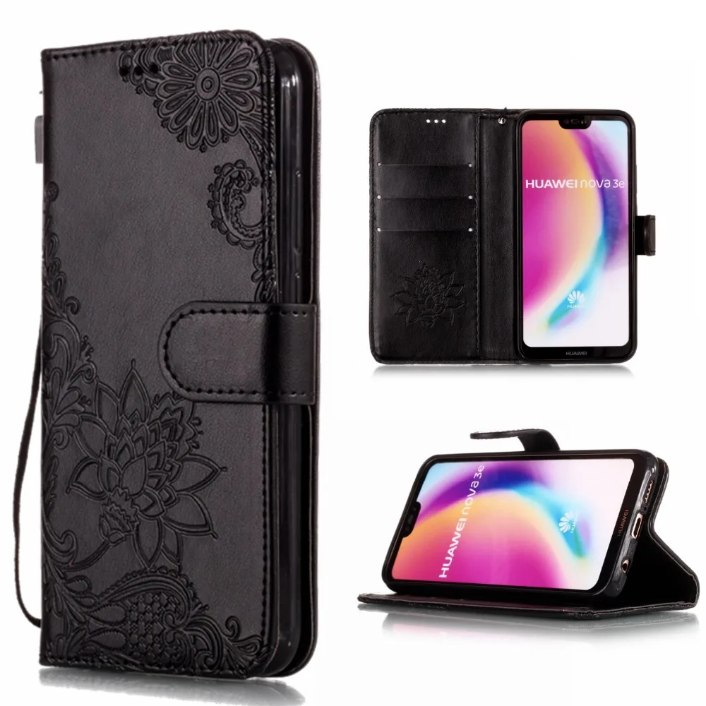 Кожаный чехол для huawei P20/P20 PRO/P20 Lite/Nova 3E P Smart Enjoy 7S Y9 2018 | Мобильные телефоны и