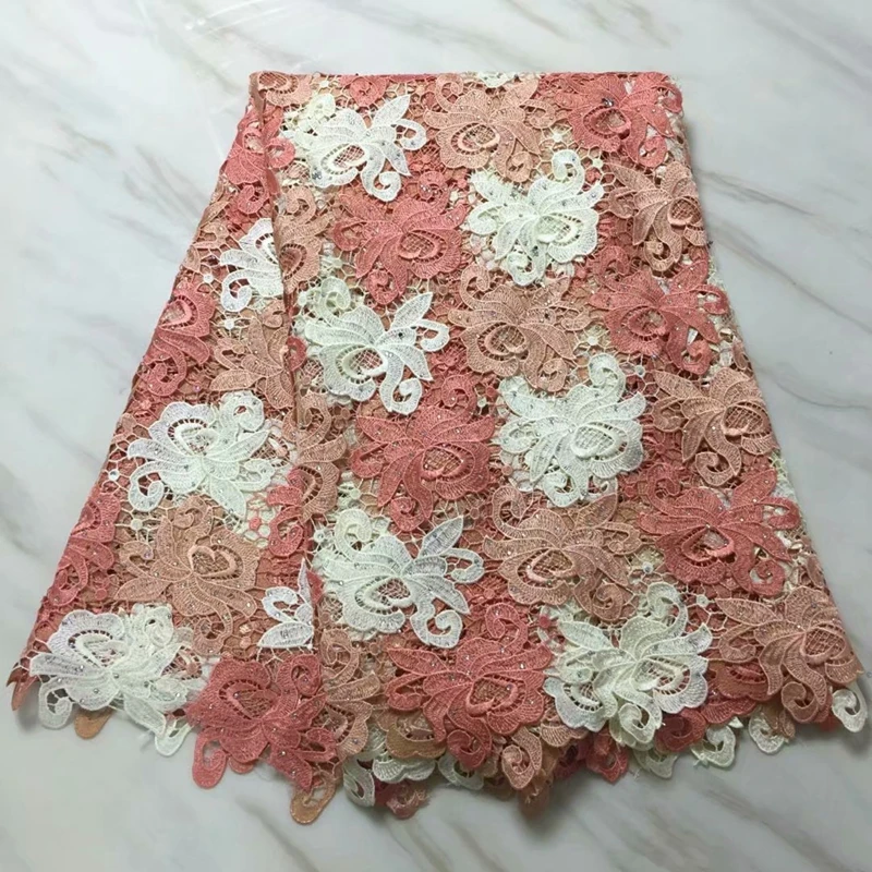 African Laces Fabric Nigerian Guipure Lace High Quality 2017 French Beautiful Dresses 51005 | Аксессуары для одежды