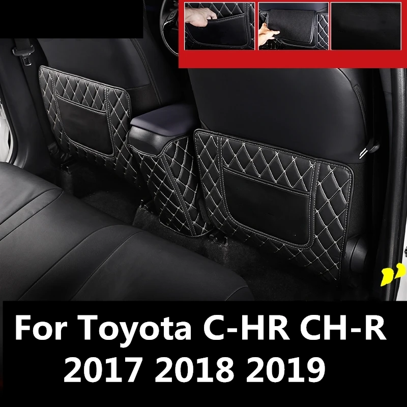 Защитное покрытие для заднего сиденья Toyota C HR 2017 2018 2019|Хромирование| |