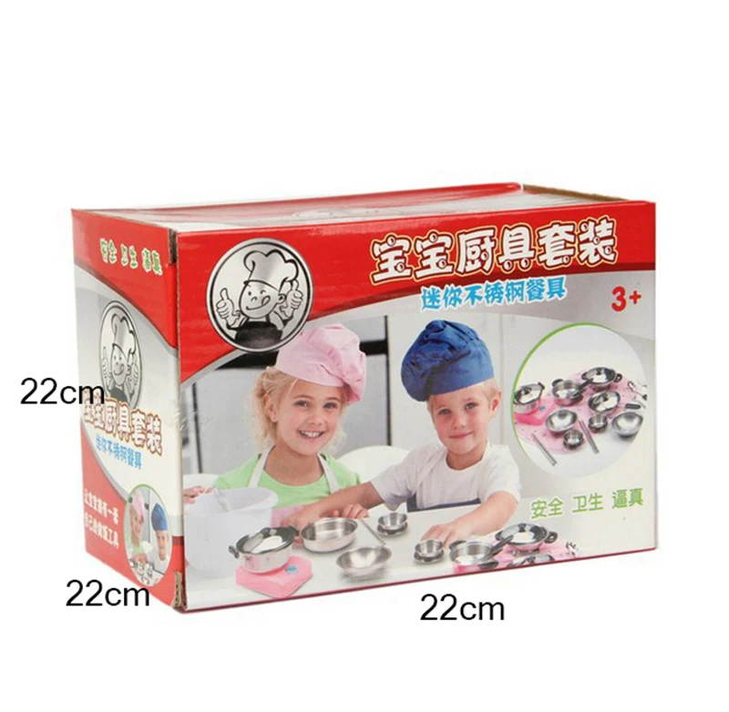 Дети Ролевые игры Кухонные игрушки 18 шт./компл. принадлежности миниатюрный