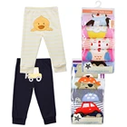 Оптовая продажа с фабрики, 5 шт.лот, детские штаны весенне-осенняя одежда для маленьких девочек и мальчиков 100% хлопок, узкие штаны, одежда Случайная Доставка