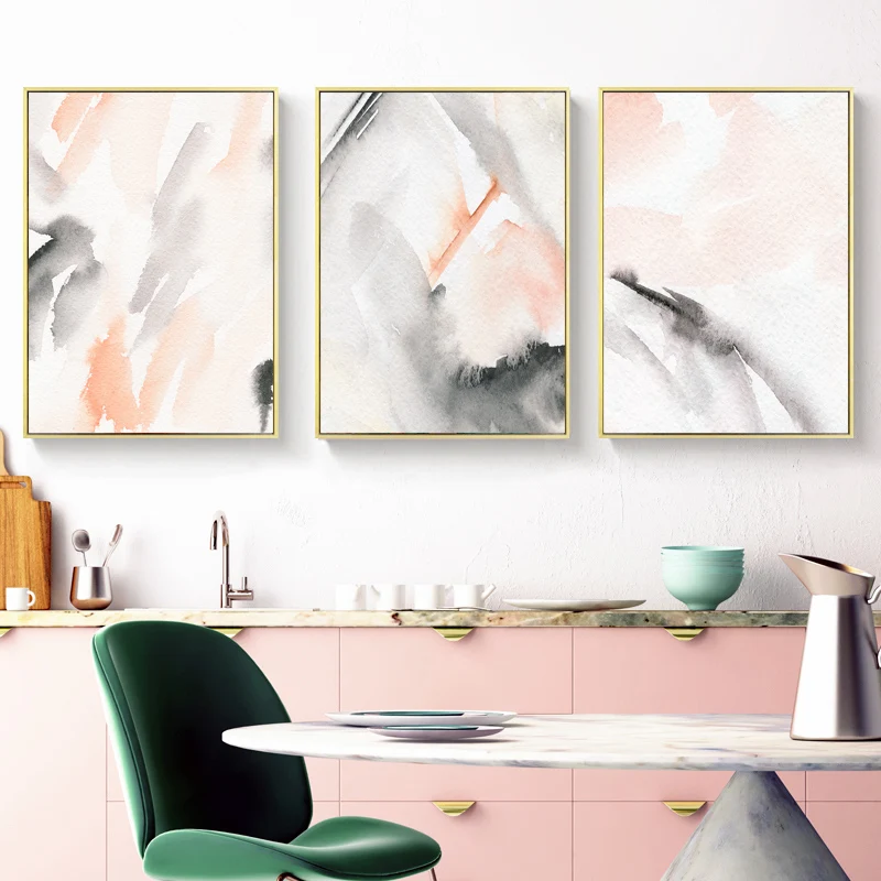 

Abstract Art Watercolor Ink Painting Rendering Art Beautification Wall Poster Living Room Bedroom Decoration Abstract Painting