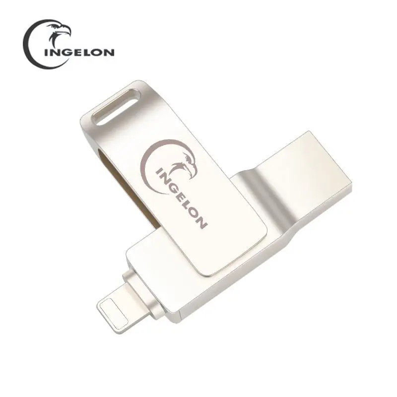 USB флэш накопитель для iPhone X/8/7 Plus/6 Plus/6s/11/SE/ipad флеш 32 Гб 64 128 ГБ mini с логотипом диск на