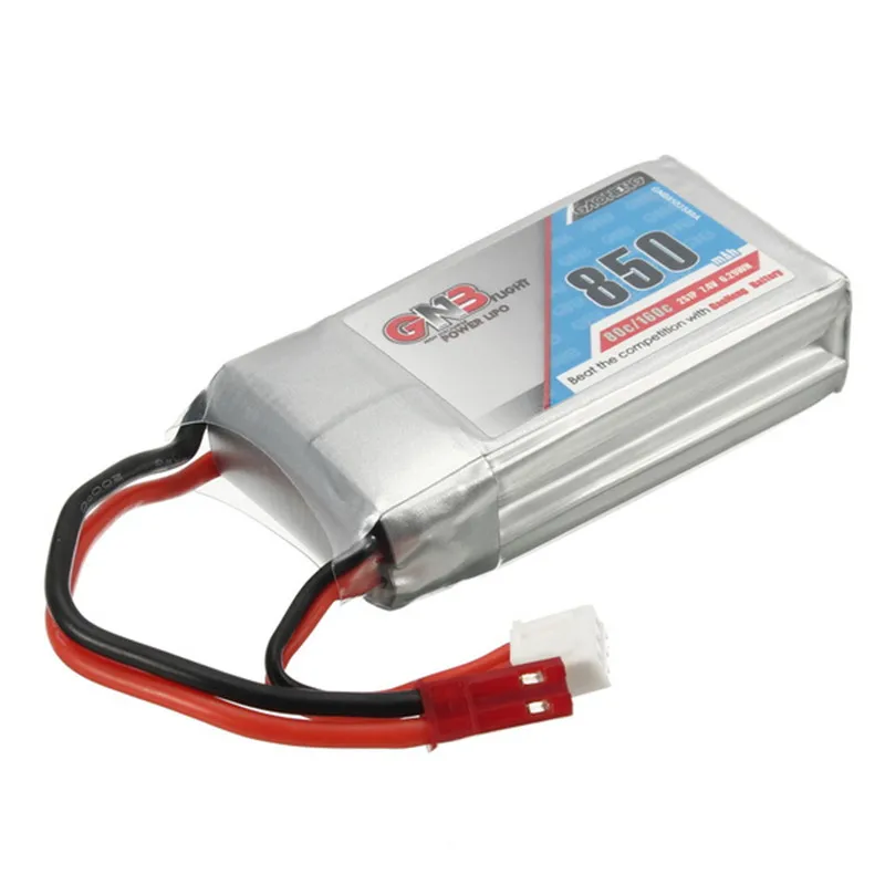 Новое поступление Перезаряжаемые gaoneng ГНБ 7.4 В 850 мАч 2 s 80/160C lipo Батарея JST разъем|jst