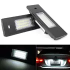 Пара светодиодных ламп для номерного знака, комплект белых ламп без ошибок Canbus для BMW 1 6 серии E87 E81 E63 E64 E85 E86 F20 F21