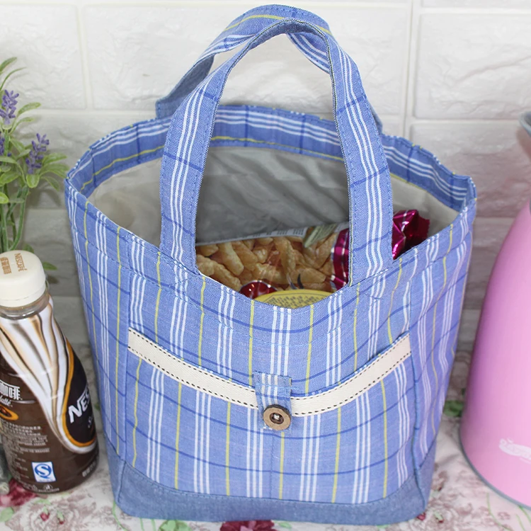 Портативная Изолированная Холщовая Сумка для ланча Термические пищевые